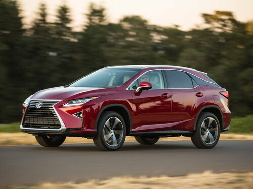 Коврики текстильные "Премиум+" для Lexus RX350 IV (suv / GGL25) 2015 - 2019, черные, 4шт.