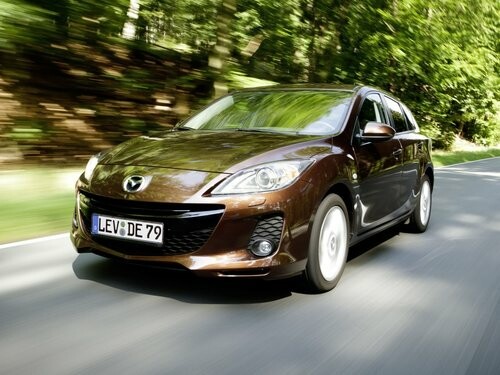 Коврики текстильные "Стандарт" для Mazda 3 (хэтчбек 5 дв / BL) 2008 - 2013, черные, 5шт.