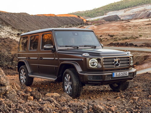 Коврики ЭВА "EVA сота" для Mercedes-Benz G-Class III (suv / W463) 2018 - Н.В., серые, 4шт.